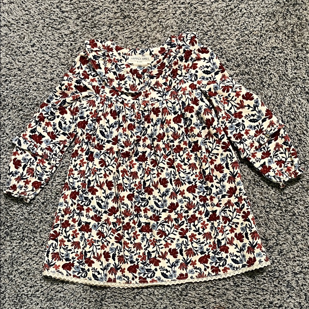 Floral Long Sleeve Dress